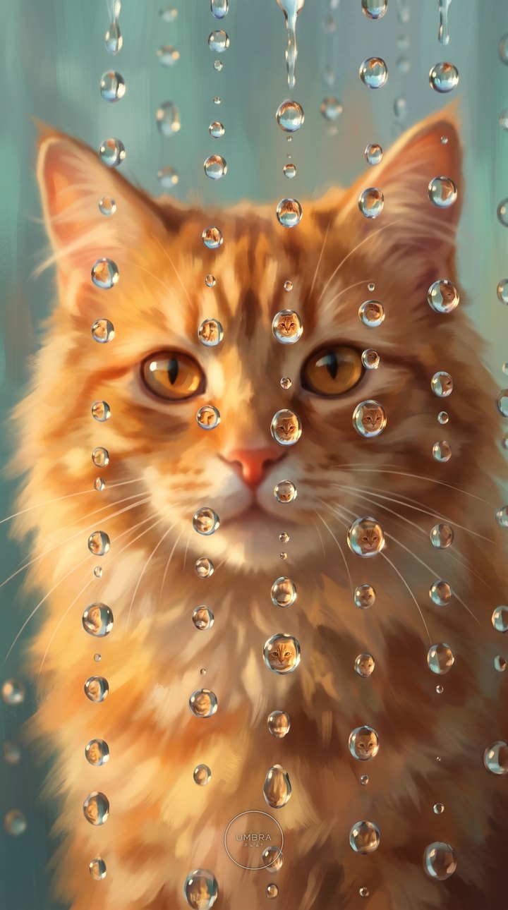 Orange · Painted wallpaper